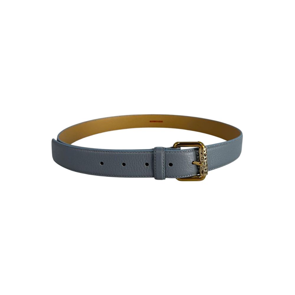 Ceinture femme en cuir bleu bourbonien
