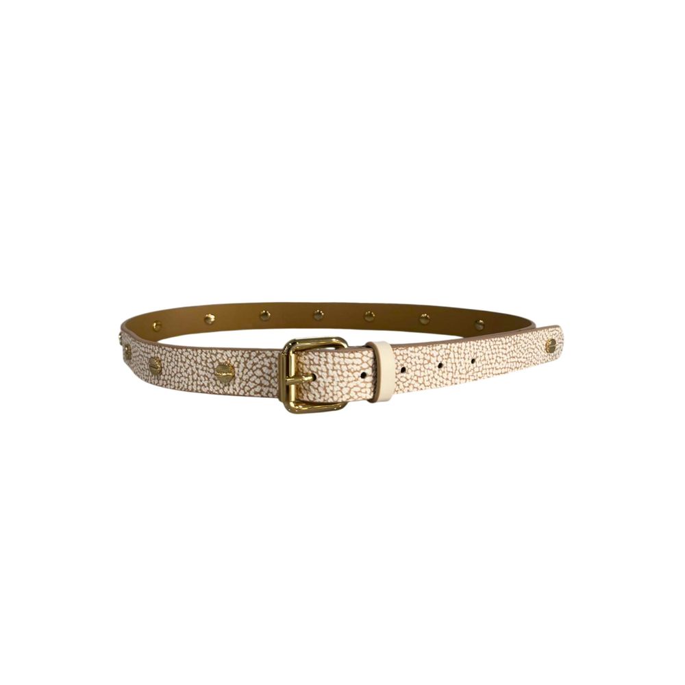 Ceinture femme en polyvinyle beige bourbonais