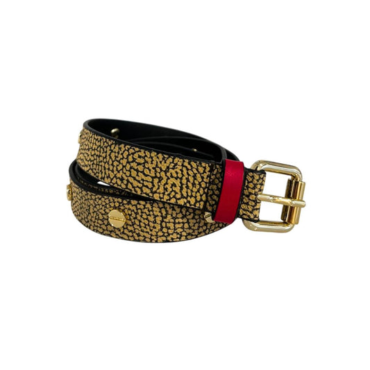 Ceinture femme en polyvinyle beige bourbonien