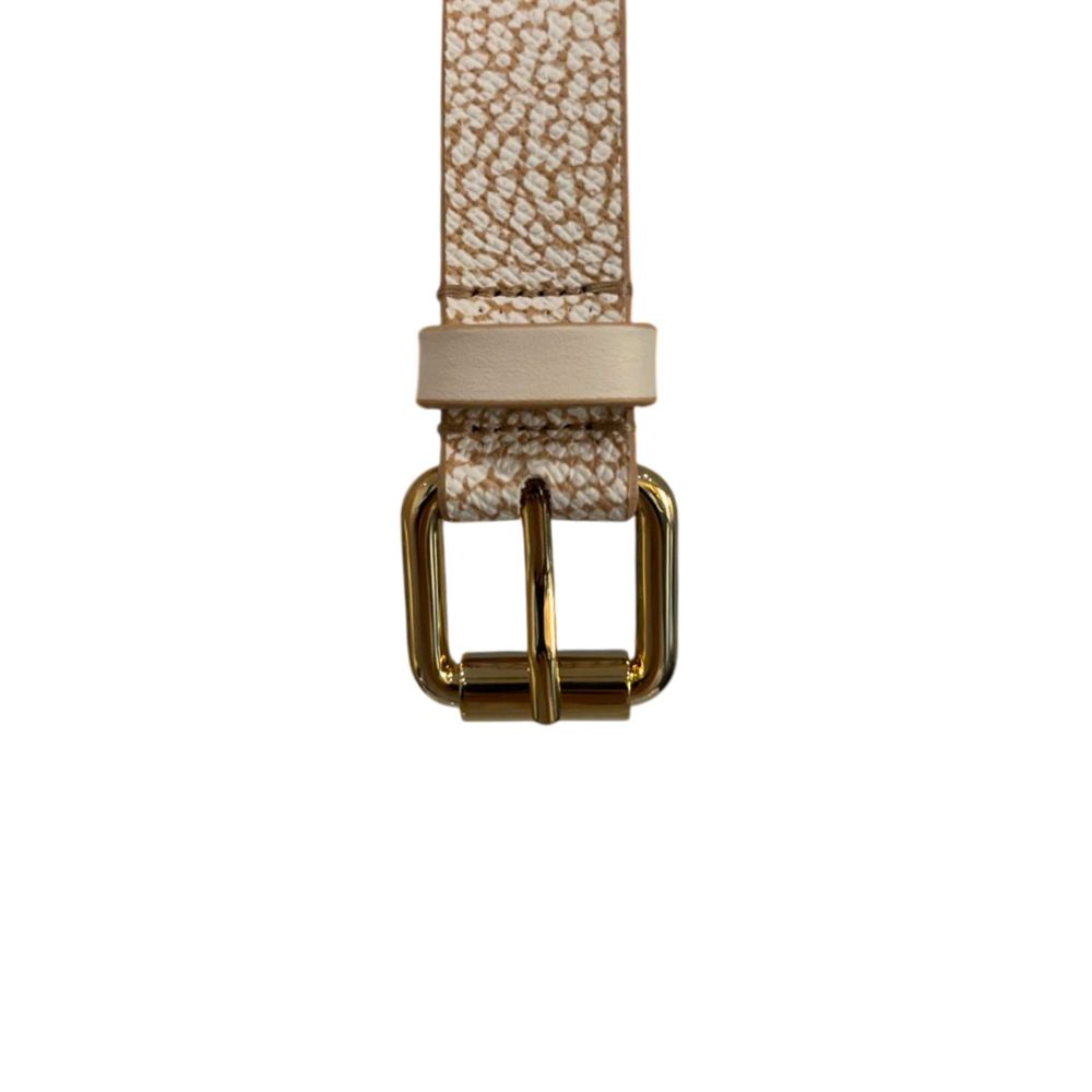 Ceinture femme en polyvinyle beige bourbonais