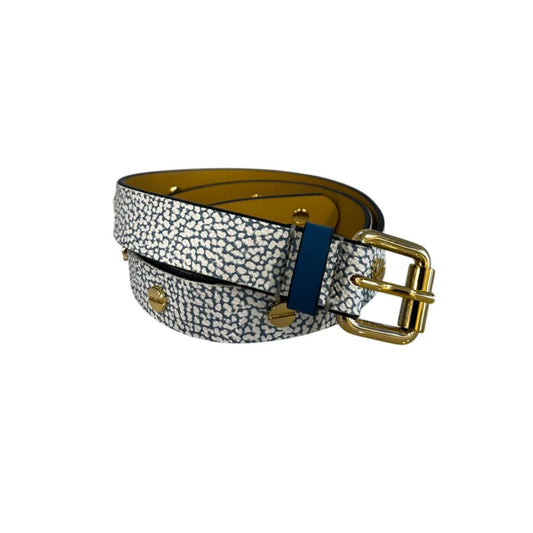 Ceinture femme en polyvinyle bleu bourguignon