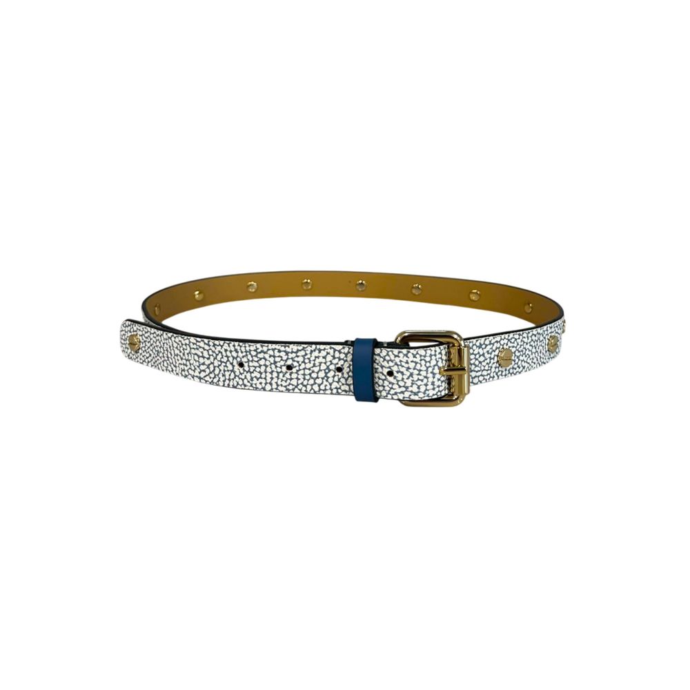 Ceinture femme en polyvinyle bleu bourguignon