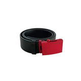 Ceinture en cuir noire pour homme Borbonese