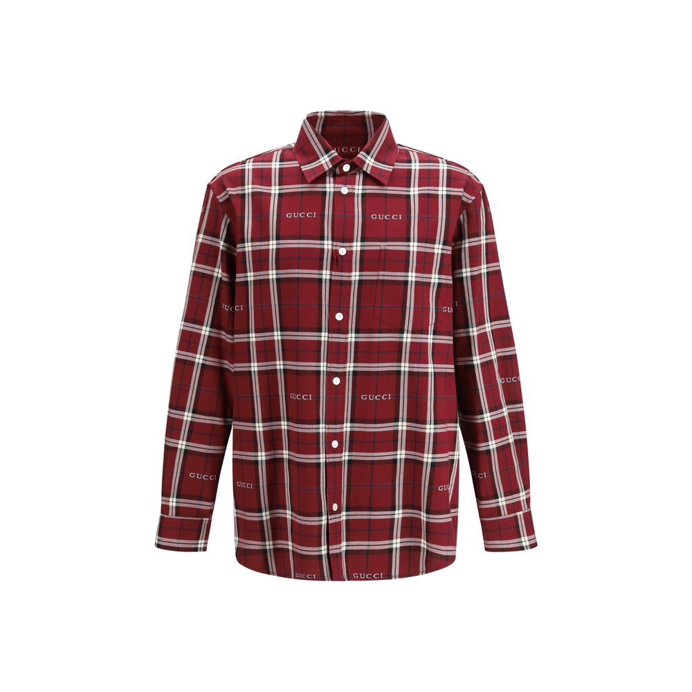 Chemise Gucci multicolore en coton à motifs