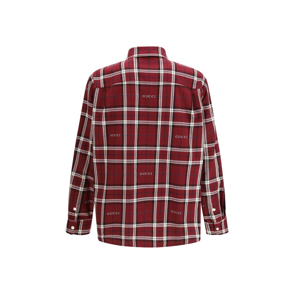 Chemise Gucci multicolore en coton à motifs
