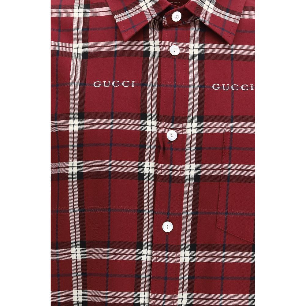 Chemise Gucci multicolore en coton à motifs