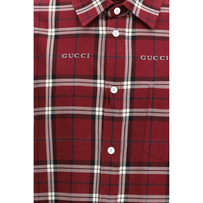 Chemise Gucci multicolore en coton à motifs