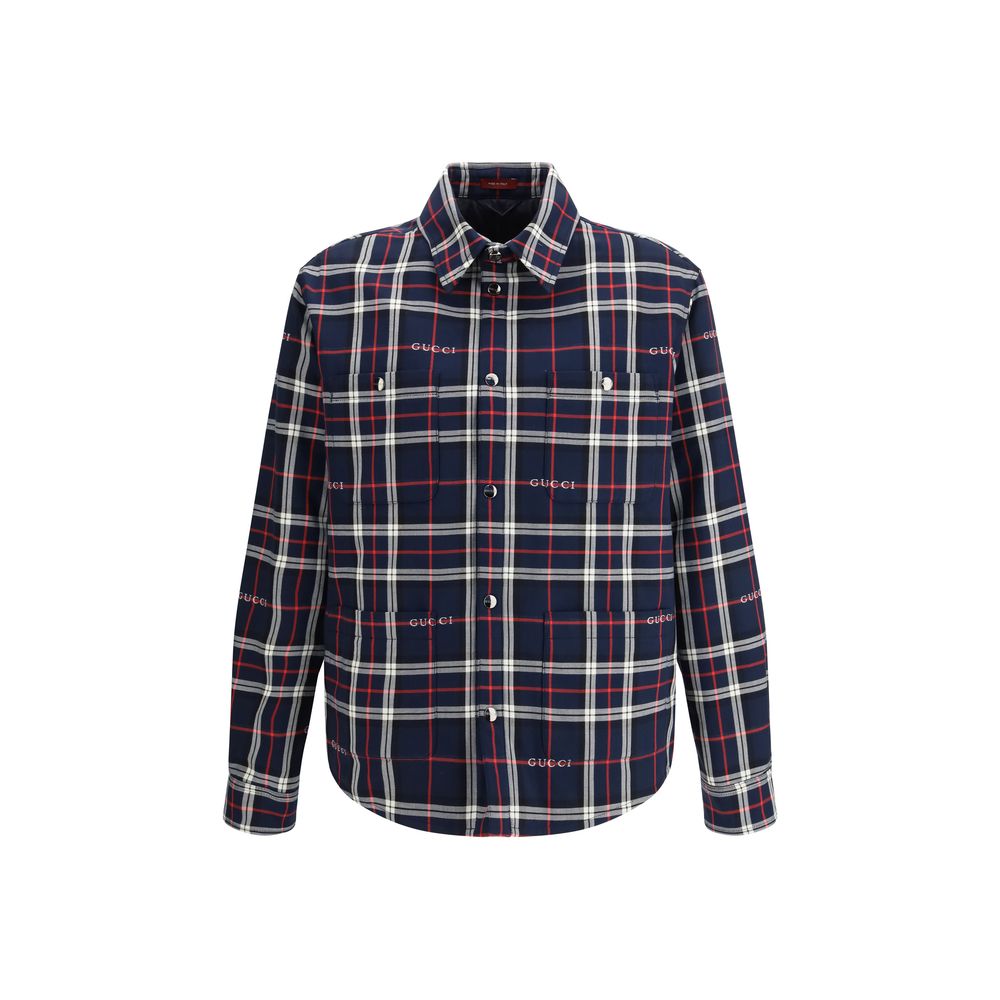 Vestes et manteaux Gucci en coton bleu