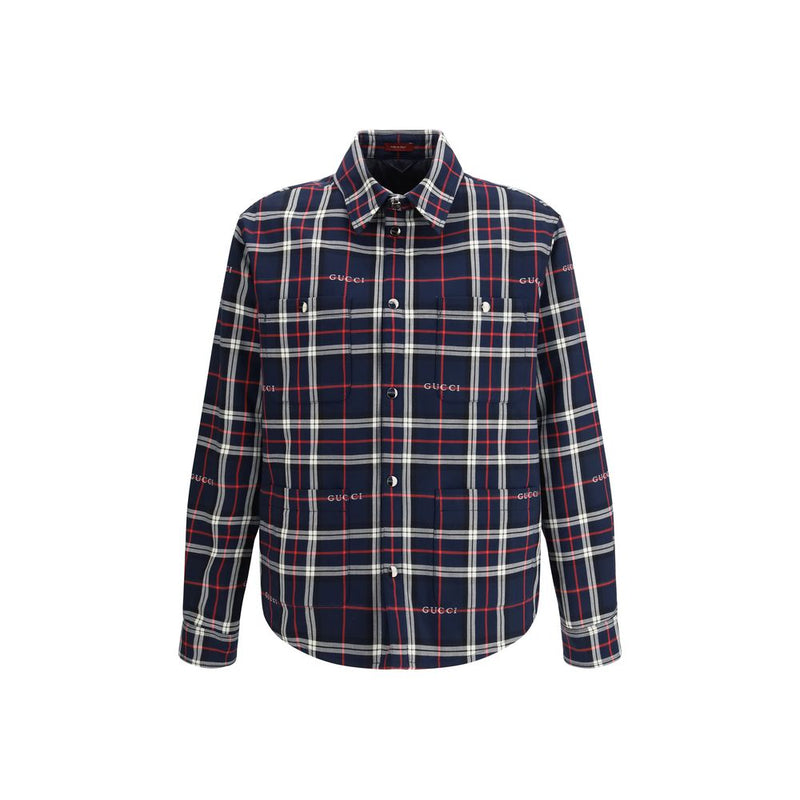 Vestes et manteaux Gucci en coton bleu