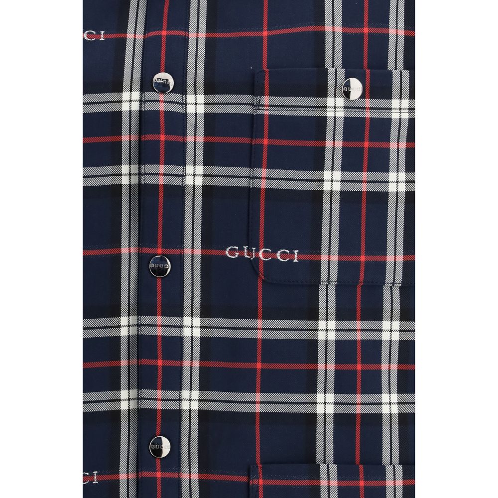 Vestes et manteaux Gucci en coton bleu