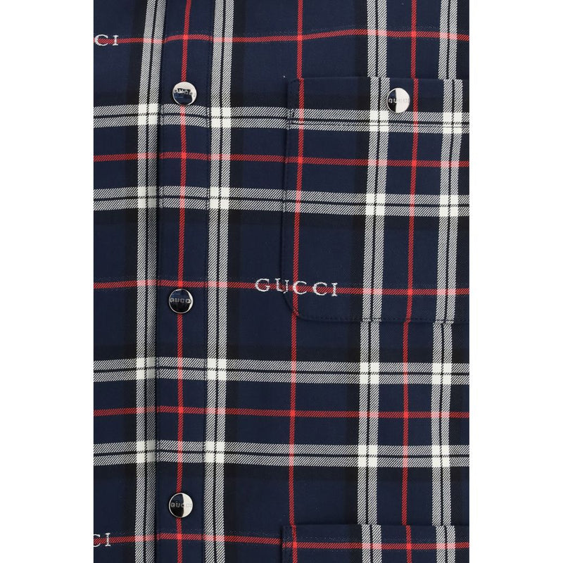 Vestes et manteaux Gucci en coton bleu