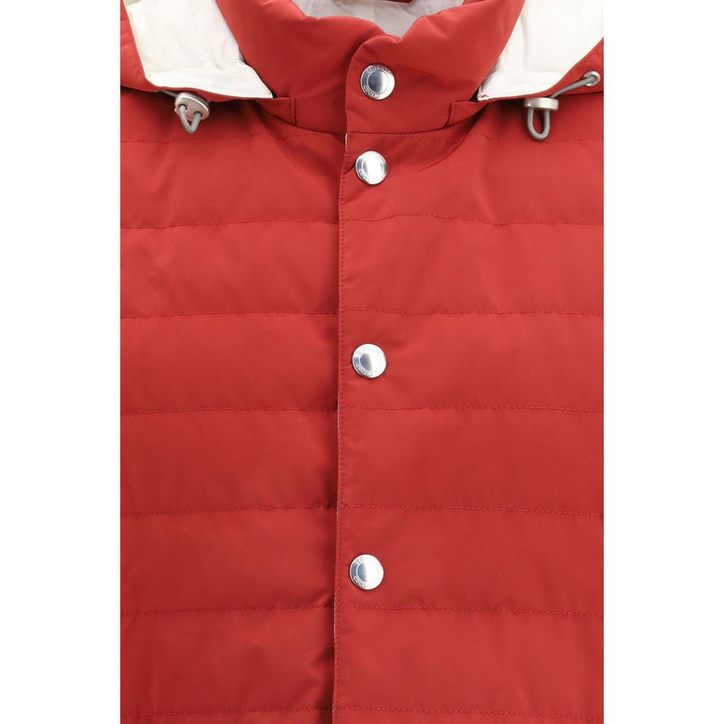 Brunello Cucinelli Multicolor Down Vest for Men