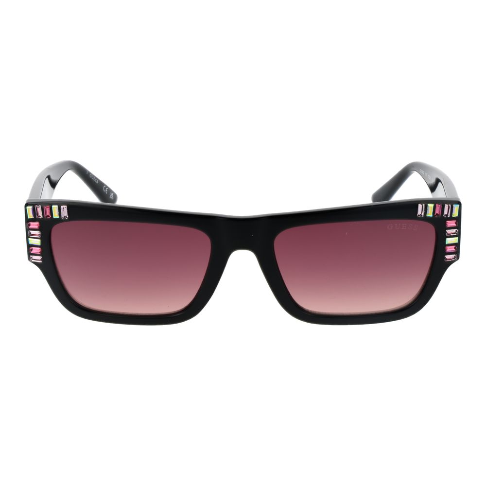 Lunettes de soleil Guess en plastique noir