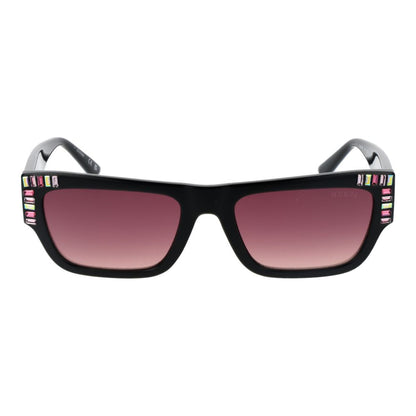 Lunettes de soleil Guess en plastique noir