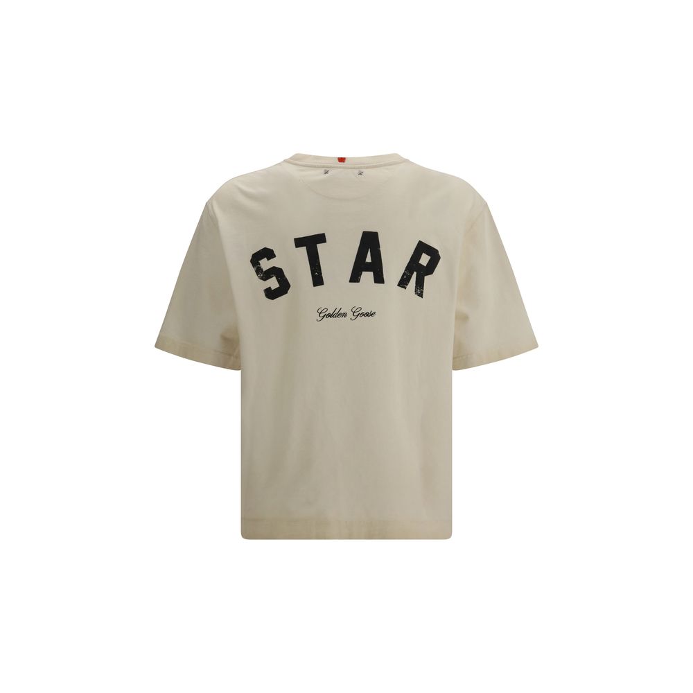 T-shirt en coton blanc Golden Goose