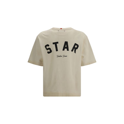 T-shirt en coton blanc Golden Goose