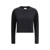 Loulou De Saison Masal T-Shirt Noir en Coton à Manches Longues