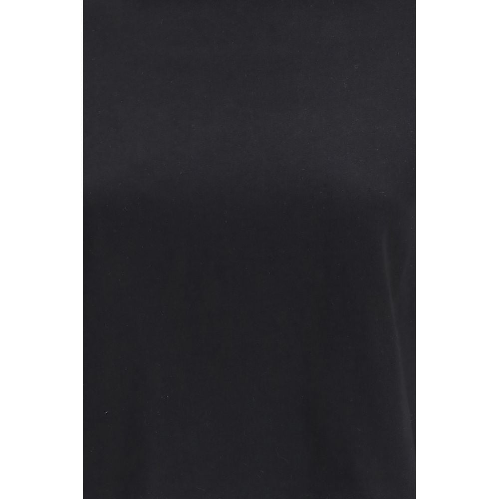 Loulou De Saison Masal T-Shirt Noir en Coton à Manches Longues