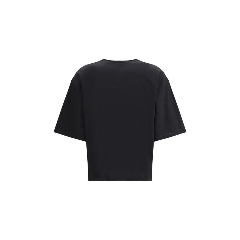 T-shirt en coton noir Loulou De Saison Osis pour femmes