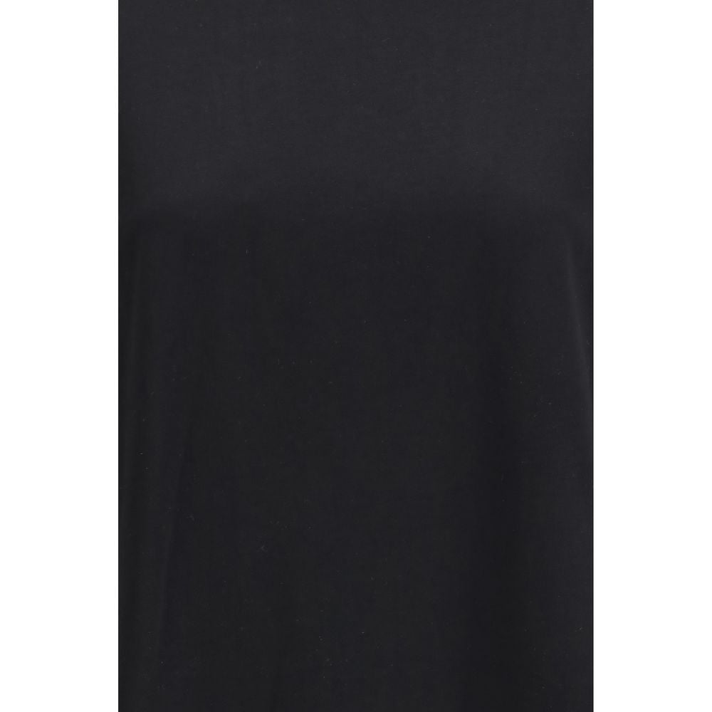 Loulou De Saison Osis Black Cotton T-Shirt for Women