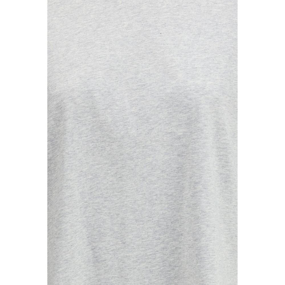 Loulou De Saison Osis T-Shirt en Coton Gris pour Femme