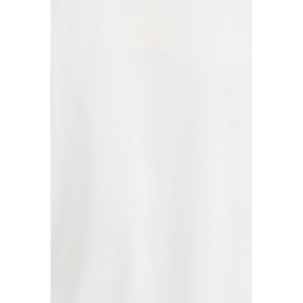 Loulou De Saison Osis White Cotton T-Shirt for Women