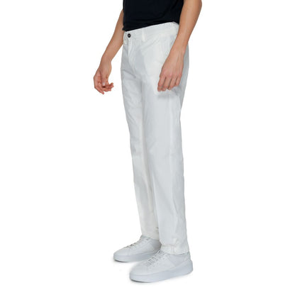 Pantalon chino en coton blanc Borghese