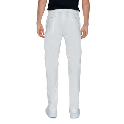 Pantalon chino en coton blanc Borghese