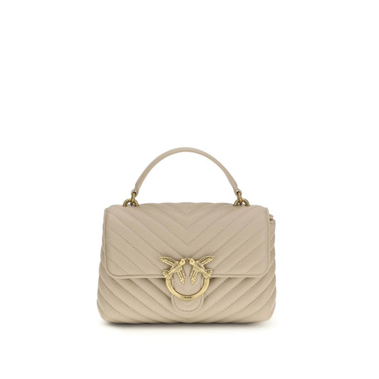Portefeuille PINKO Bos Taurus en cuir de veau beige