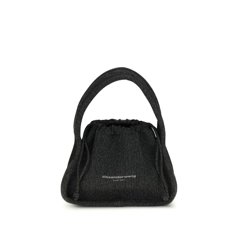 Alexander Wang Ryan Large Shoulder Bag in Black Polyester