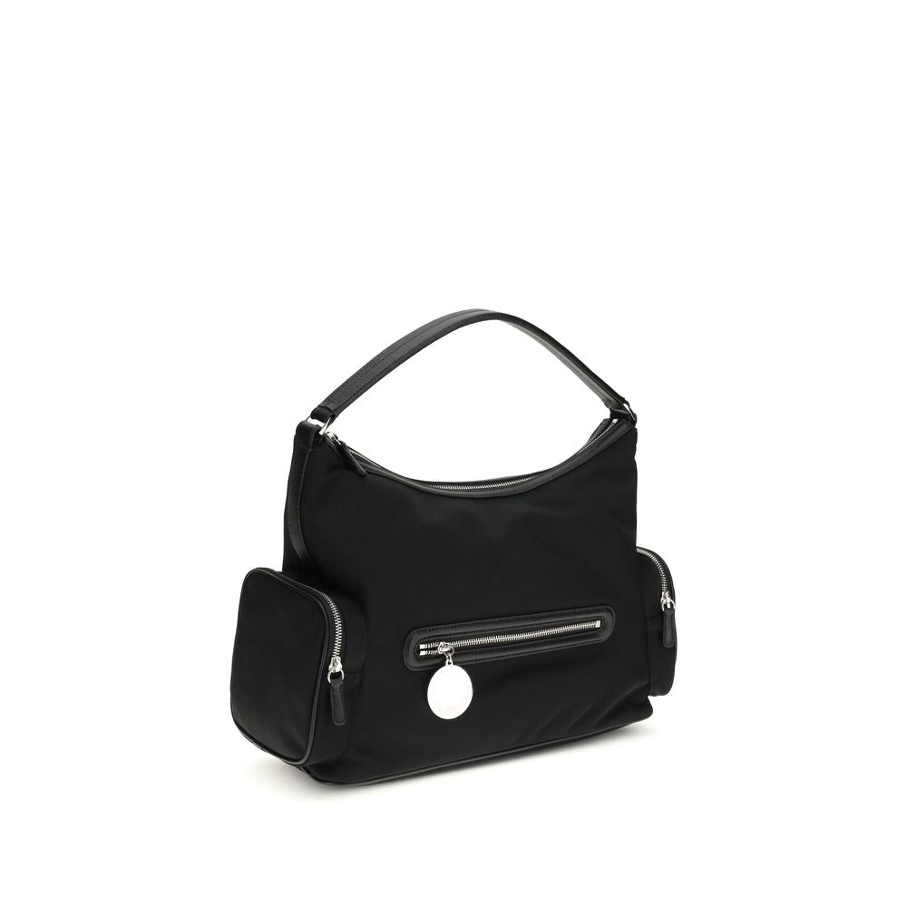 Stella McCartney Dartmoor Black Nylon Shoulder Bag - Sustainable Style