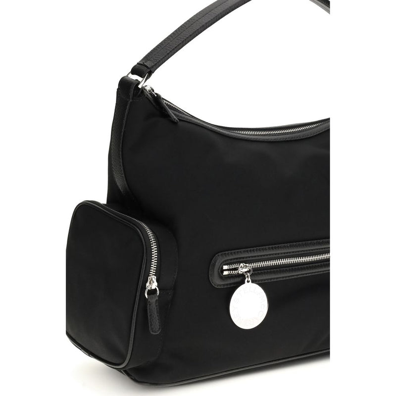 Stella McCartney Dartmoor Black Nylon Shoulder Bag - Sustainable Style