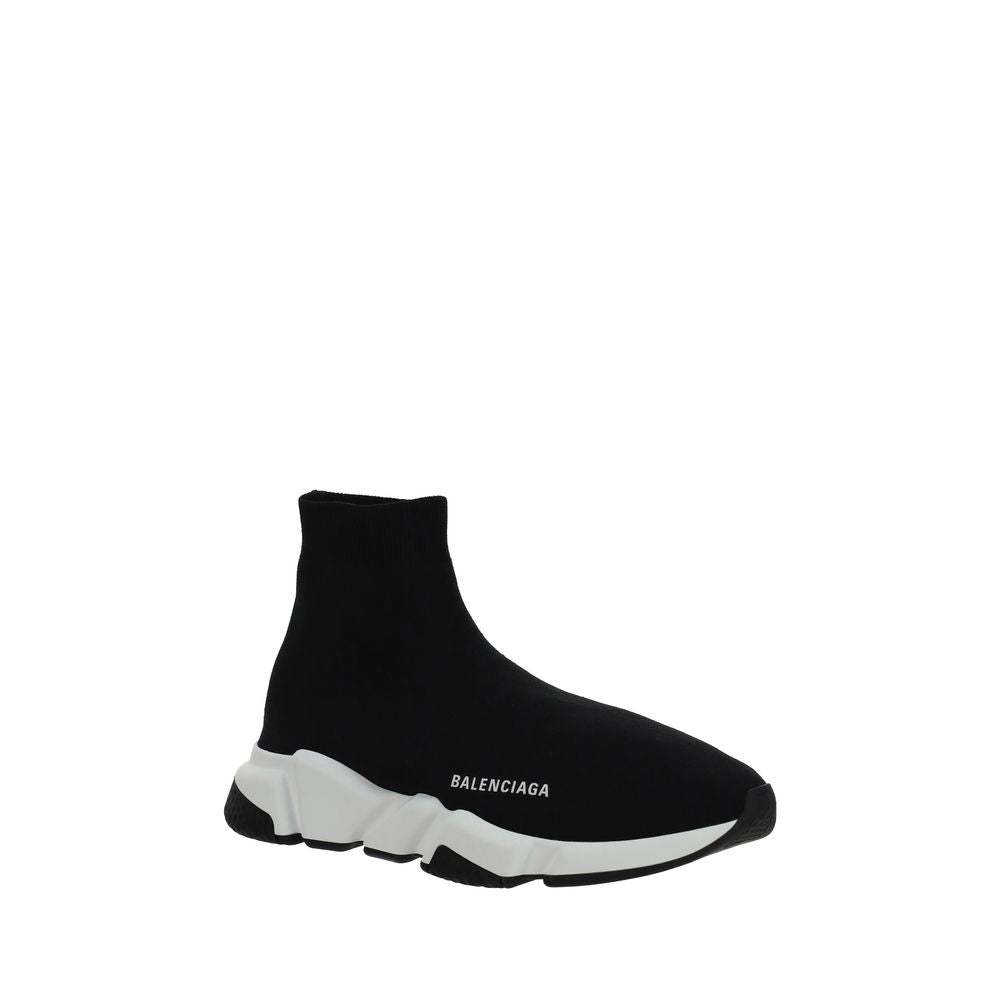 Balenciaga Black Speed Sneakers - Athleisure Sock Style