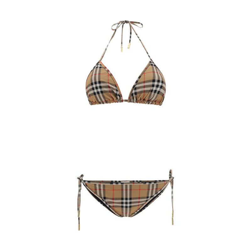 Burberry Brown Polyamide Cobb Swimsuit Bikini