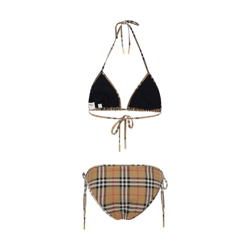 Burberry Brown Polyamide Cobb Swimsuit Bikini
