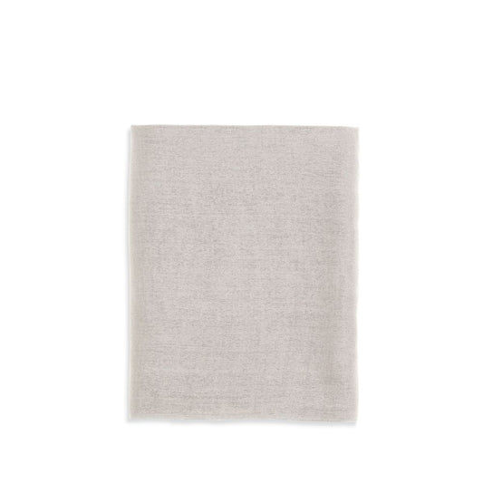 Brunello Cucinelli Beige Cashmere and Silk Scarf