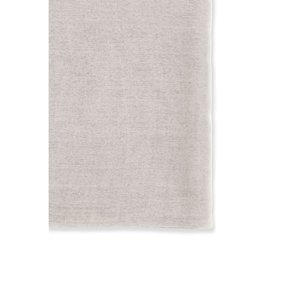 Brunello Cucinelli Beige Cashmere and Silk Scarf