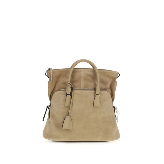 Sac bandoulière Margiela Bos Taurus en cuir de veau beige