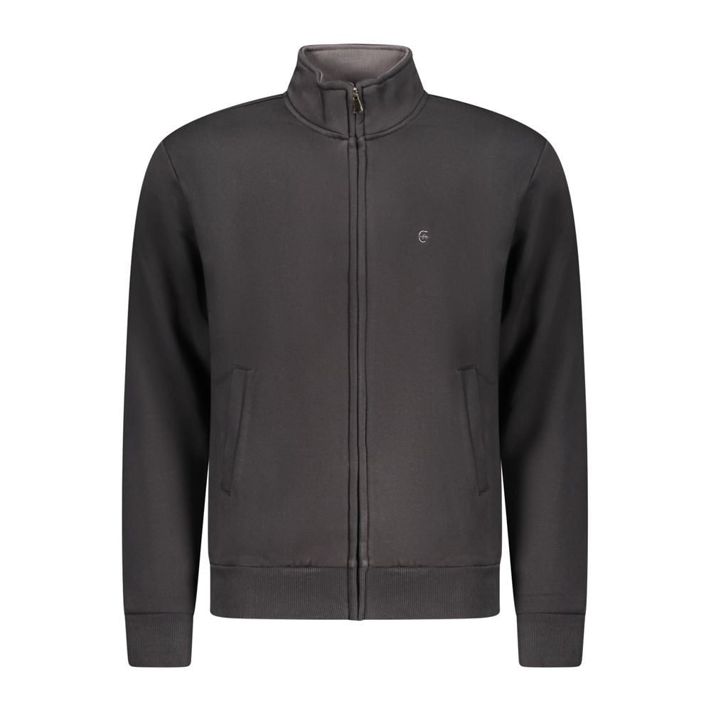 Coveri Moving Black Cotton Men's Sweatshirt - Stylish & Comfortable
