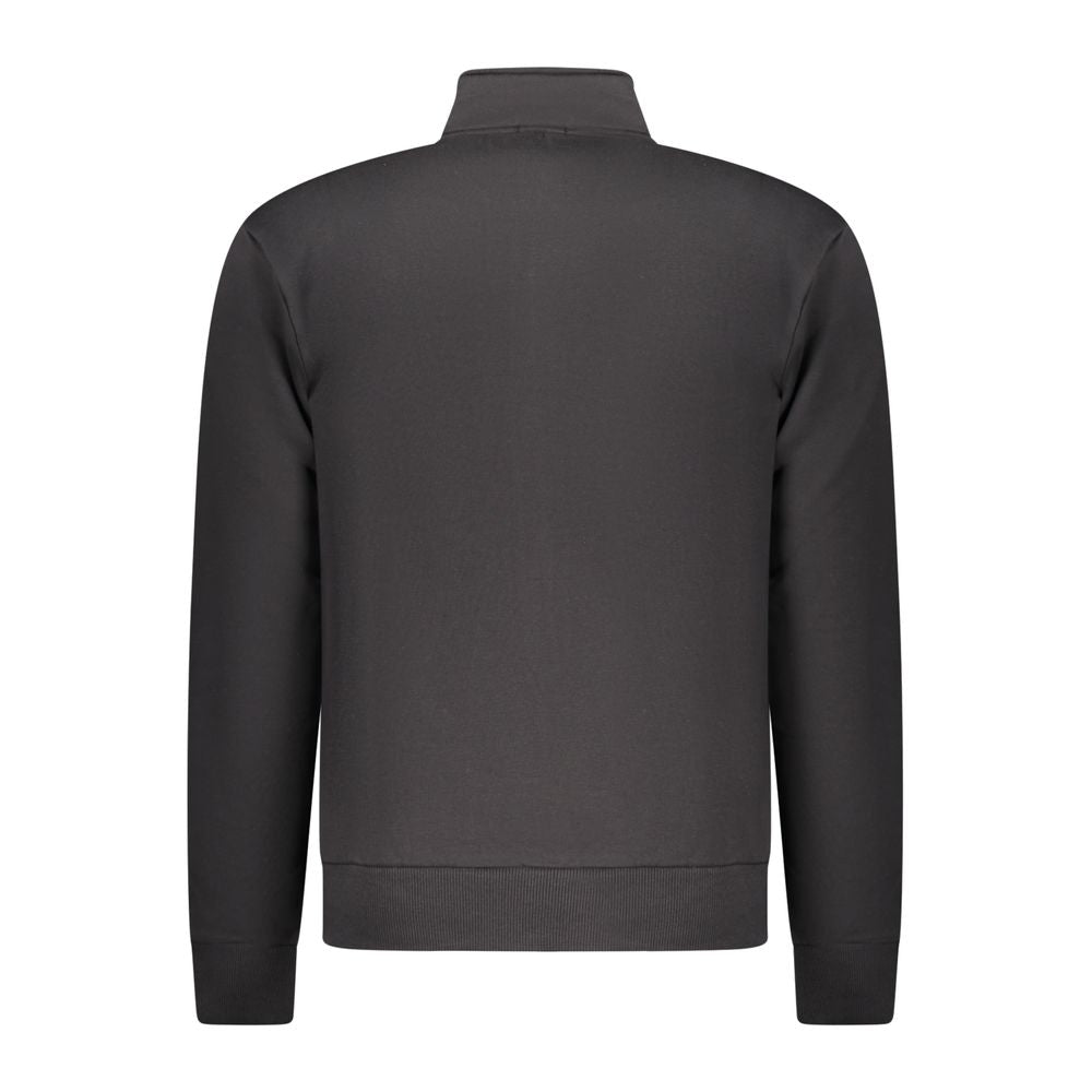 Coveri Moving Black Cotton Men's Sweatshirt - Stylish & Comfortable