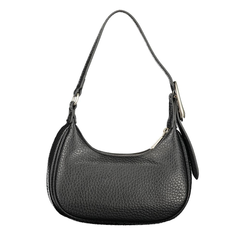 Mario Valentino Black Polyurethane Handbag for Women - Stylish & Durable