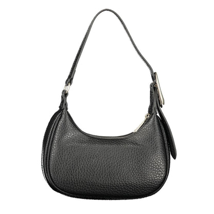Mario Valentino Black Polyurethane Women Handbag