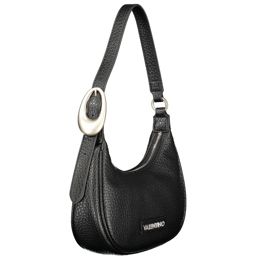 Mario Valentino Black Polyurethane Handbag for Women - Stylish & Durable