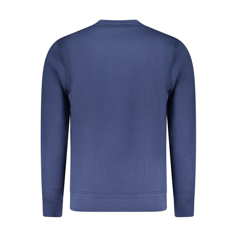Rifle Blue Cotton Sweatshirt for Men - Stylish Comfort