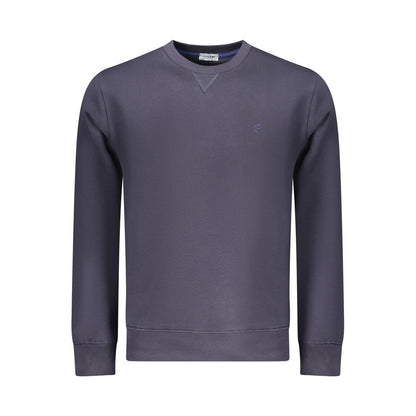 Sweat-shirt Coveri Moving bleu en coton pour homme