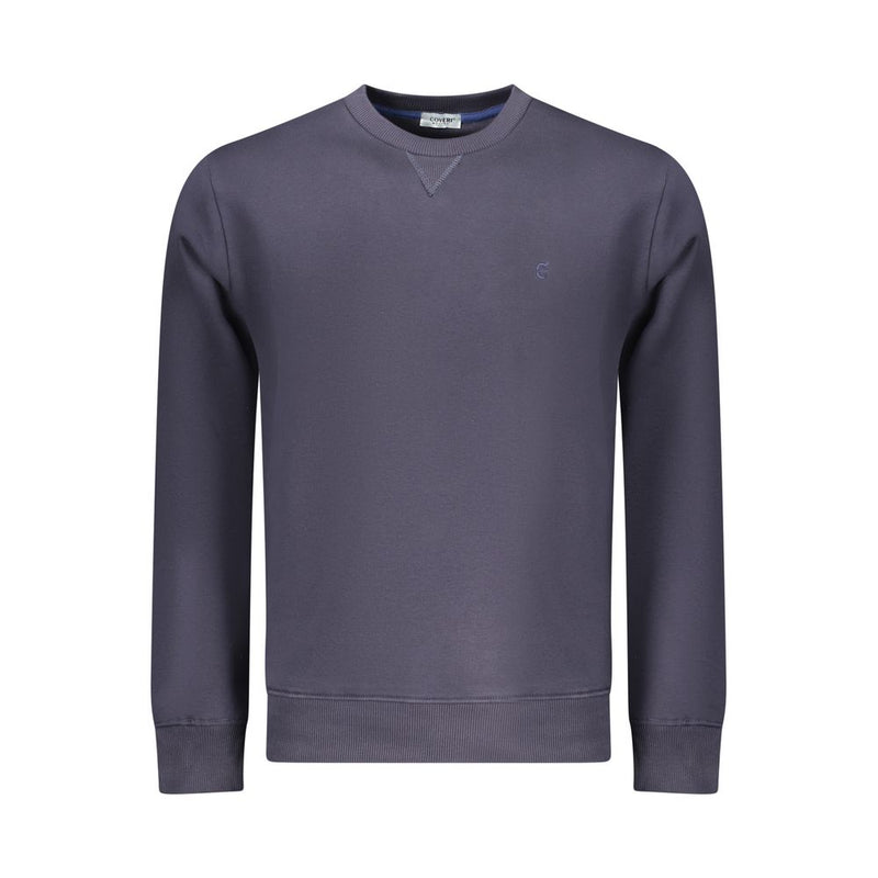 Coveri Moving Blue Cotton Men's Sweatshirt - Comfort & Style