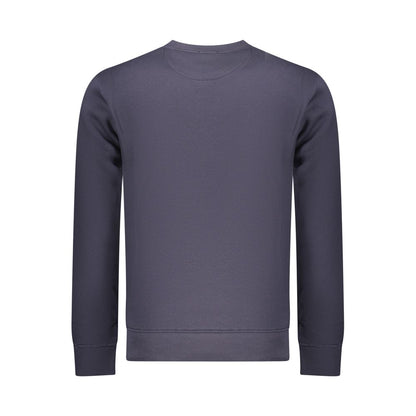 Sweat-shirt Coveri Moving bleu en coton pour homme