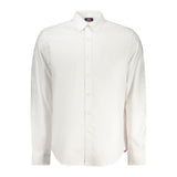 Norway 1963 Bianco Cotton Men's Shirt - Classic Elegance