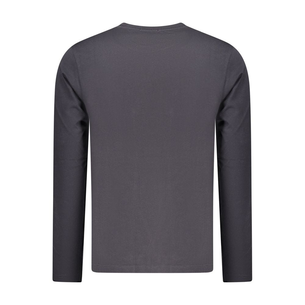 Coveri Moving Blu Cotton Men's T-Shirt - Sophisticated Casual Wear
