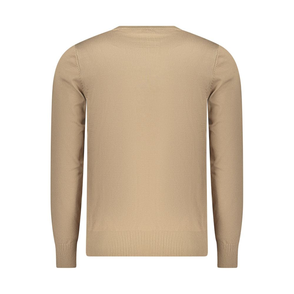 Rifle Beige Viscosa Mens Sweater - Elegant Knitwear